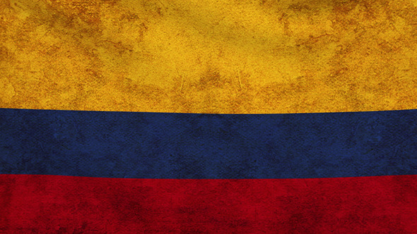 Colombia Flag 2 Pack – Grunge and Retro alt