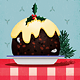 Christmas Pudding Flyer or Card Illustration - GraphicRiver Item for Sale