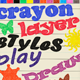 24 Crayon Styles - GraphicRiver Item for Sale