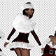 Santa Christmas Girl Dancing - VideoHive Item for Sale