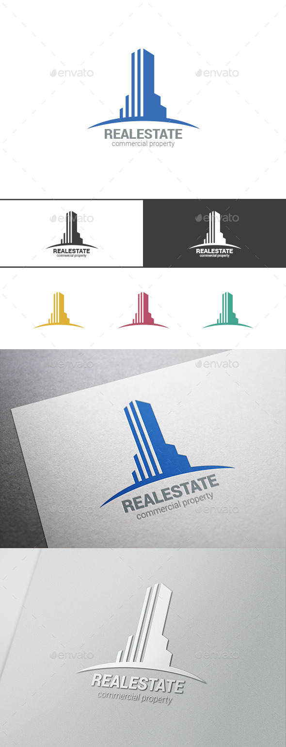 Logo Real Estate Skyscraper