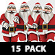 Santa Running Walking Styles Pack 15 - VideoHive Item for Sale