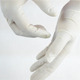 White Latex Gloves Putting On and Taking Off - VideoHive Item for Sale