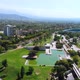 Central park Lagoon (Mendoza, Argentina) aerial view, drone footage - VideoHive Item for Sale