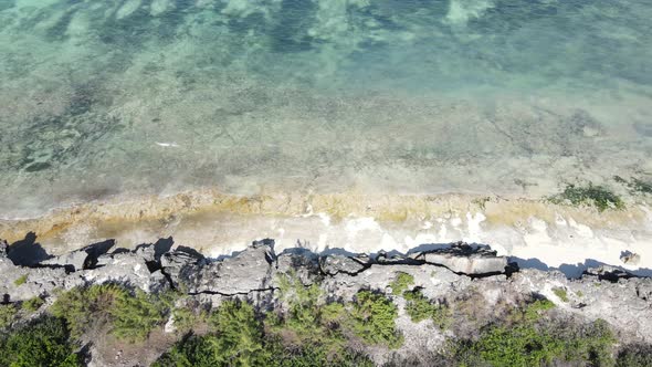 Zanzibar Tanzania  Aerial View of the Indian Ocean