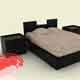 Bed set - 3DOcean Item for Sale