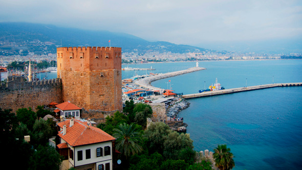 Kizil Kule - Red Tower, The Symbol Of Alanya