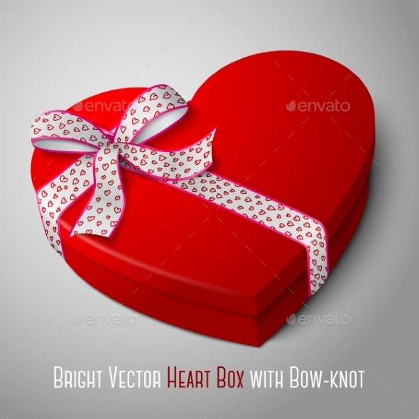 Heart Shaped Box with Bow