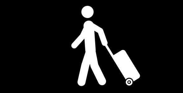 Stick Figure Traveling