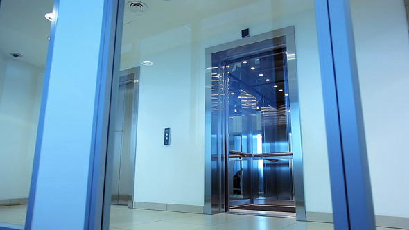 Elevator in Office Building