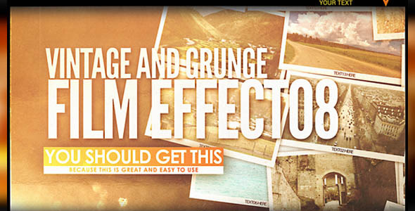 Vintage and Grunge Film Effect 08 alt