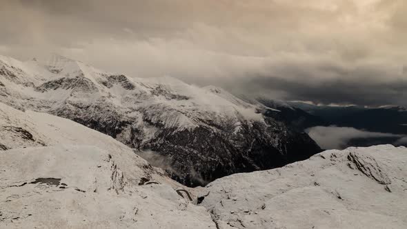 Mountains in winter