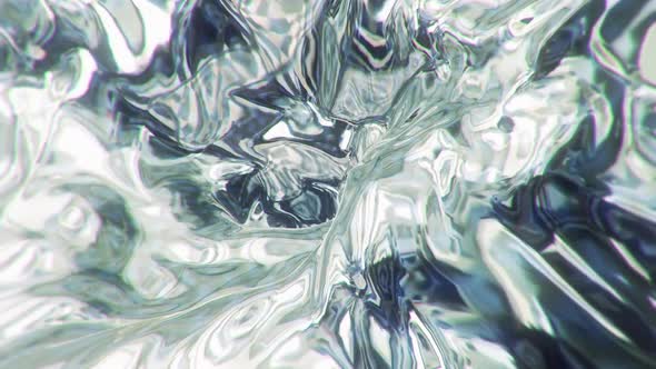 Abstract fluid alloy metal liquid water wavy surface