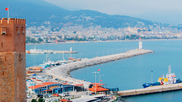 Kizil Kule - Red Tower, The Symbol Of Alanya