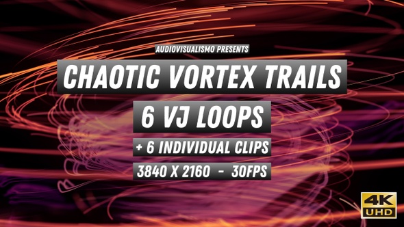 Chaotic Vortex Trails VJ Loops