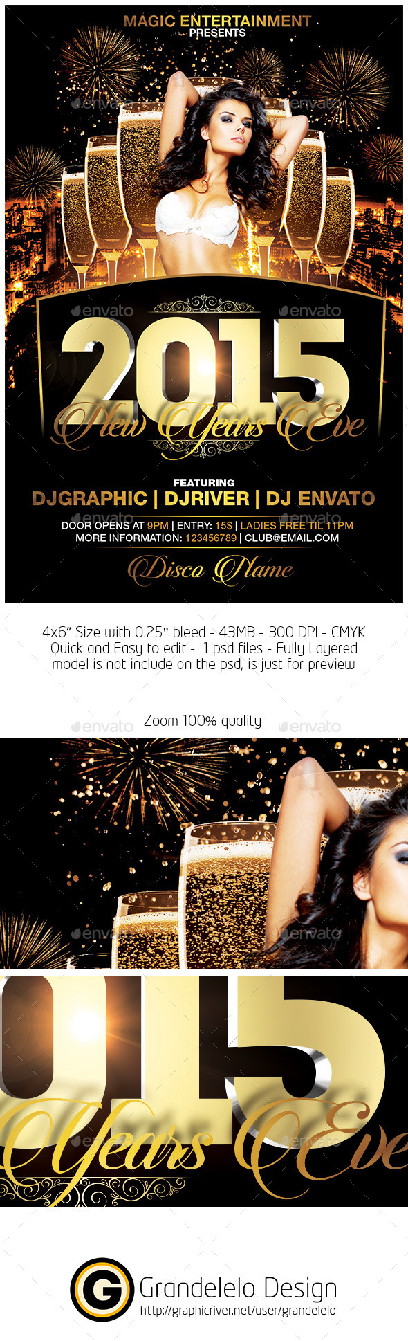 2015 New Years Eve Flyer