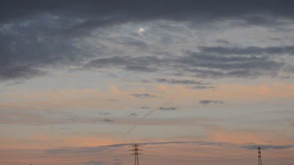 Clouds At Moonrise