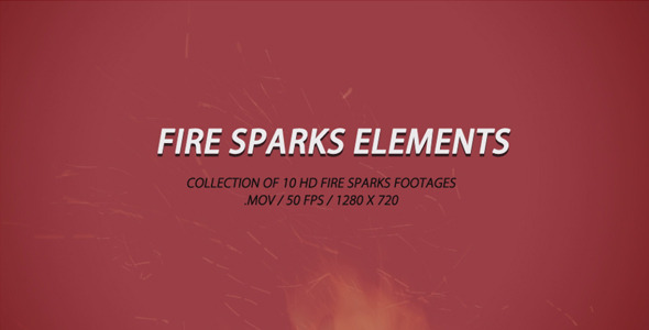 Fire Sparks Footage alt