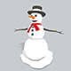 3D Snowman Low Poly - 3DOcean Item for Sale