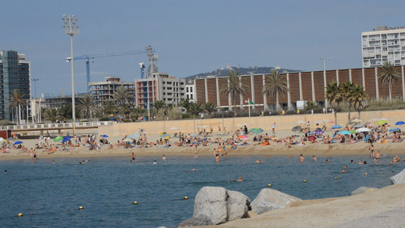 The Beach In Barcelona