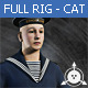 Russian Sailor Character - Full Rig - 3DOcean Item for Sale