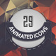 29 Social Networks Animated Icons - VideoHive Item for Sale