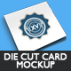 Die Cut Card Mockup - GraphicRiver Item for Sale