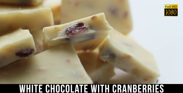 White Chocolate With Cranberries