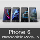 Phone 6 Photorealistic Mockup - GraphicRiver Item for Sale