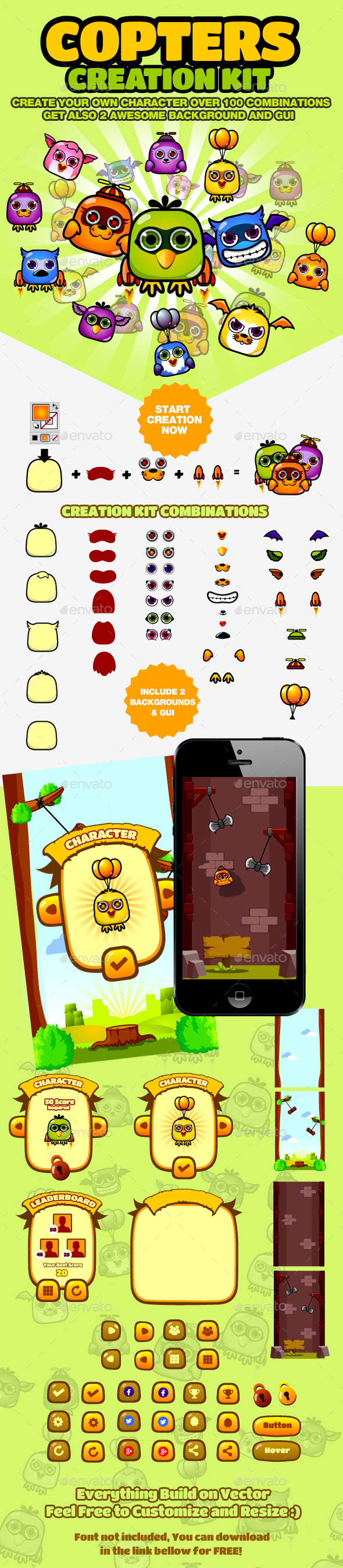 Copters Creation and Game Kit