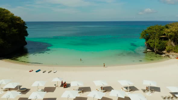 Tropical Beach and Blue Lagoon