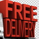 Delivery Van With Fast Delivery Letters On Back - GraphicRiver Item for Sale