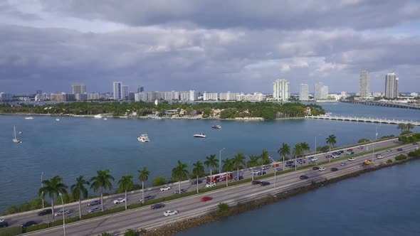 View of the road, Florida. Shot on Black Magic Cinema Camera