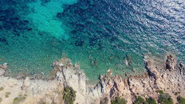 Sea Waves on the Island