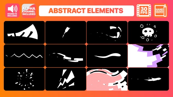 Abstract Elements Pack | Motion Graphics Pack alt