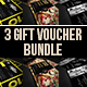 Creative Gift Vouchers Bundle 01 - GraphicRiver Item for Sale