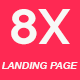 8X Super Landing Page - ThemeForest Item for Sale