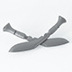 Kukri Knife 3D Model - 3DOcean Item for Sale