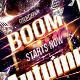 Boom Night Party Fleyr Template - GraphicRiver Item for Sale