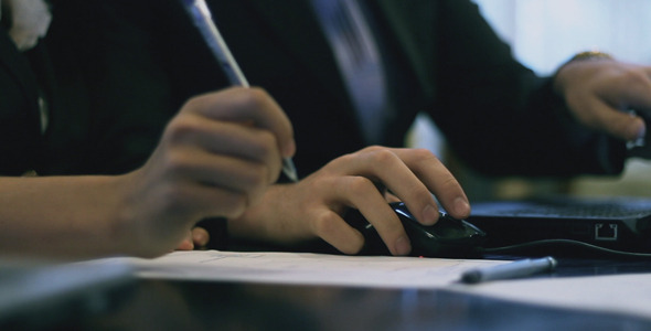 Business Partners Working on The Project alt