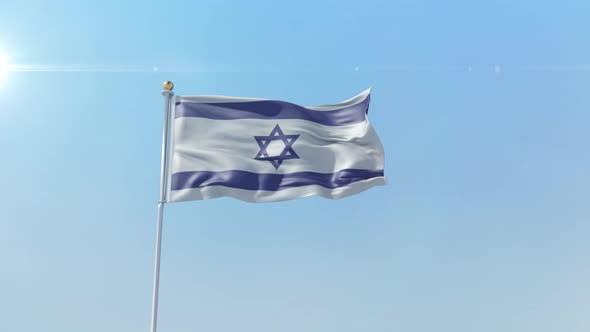 Israel Flag Zoom Alpha Sky alt