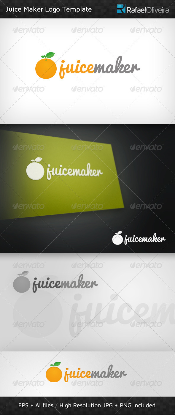 Juice Maker Logo Template