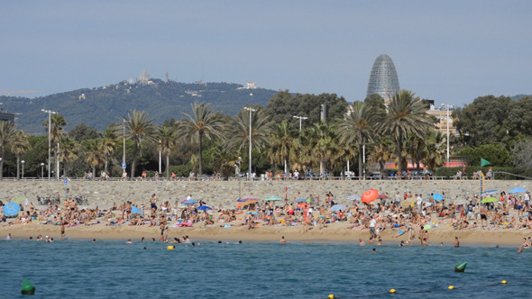 The Beach In Barcelona 2