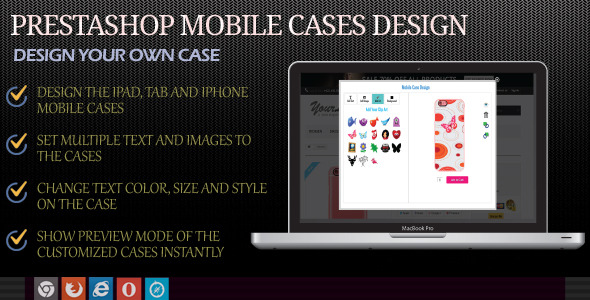 Mobile Case Designer Module for Prestashop