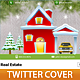 Christmas Real Estate Twitter Cover - GraphicRiver Item for Sale