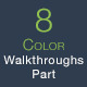 8 Color Walkthroughs Part - Mobile UI Kit - GraphicRiver Item for Sale