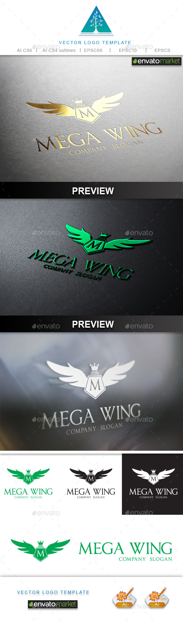 Mega Wing Logo