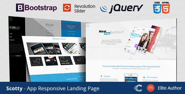 Scotty - Responsive Landing Page