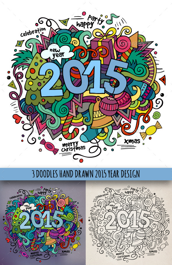 2015 Year Doodles Designs