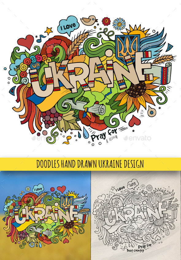 Ukraine Doodles Designs
